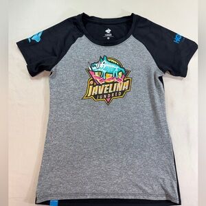 Hoka One One x Rabbit Javelina Jundred Ultra Graphic Grey Running Top T-Shirt XS